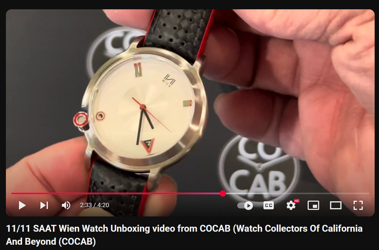 Load video: First looks of 11i11 saat by Travis Mickel